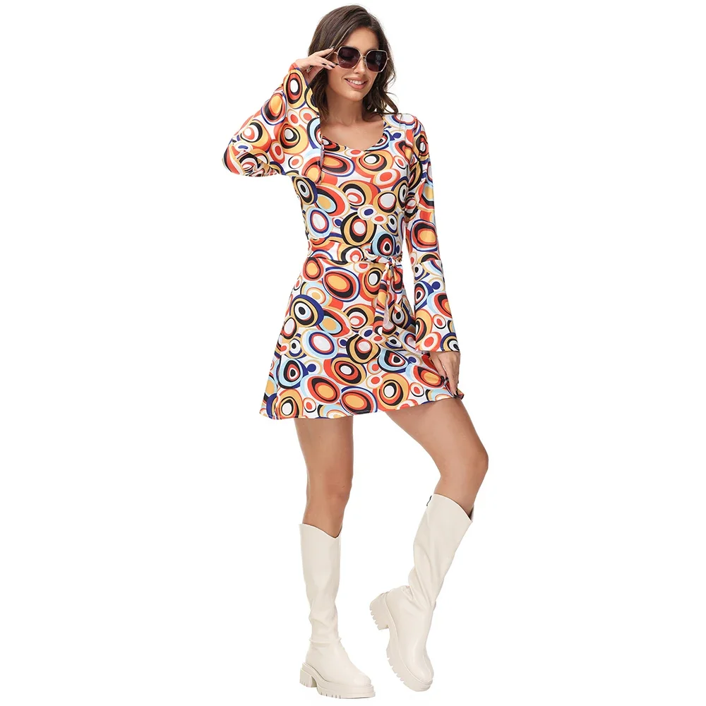 男性女性レトロ 70 年代 80 年代ヒッピー衣装ディスコロ - Women'S Fashion From The 70S のレビューと価格