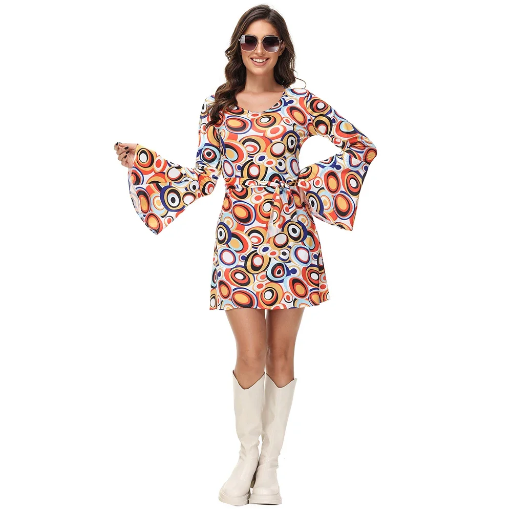男性女性レトロ 70 年代 80 年代ヒッピー衣装ディスコロ - Women'S Fashion From The 70S のレビューと価格