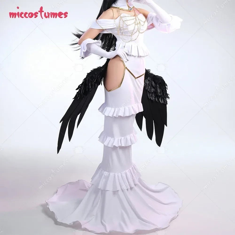 Miccostumes 女性アニメコスプレ衣装白いオフショル - Women'S Fashion Gloves のレビューと価格