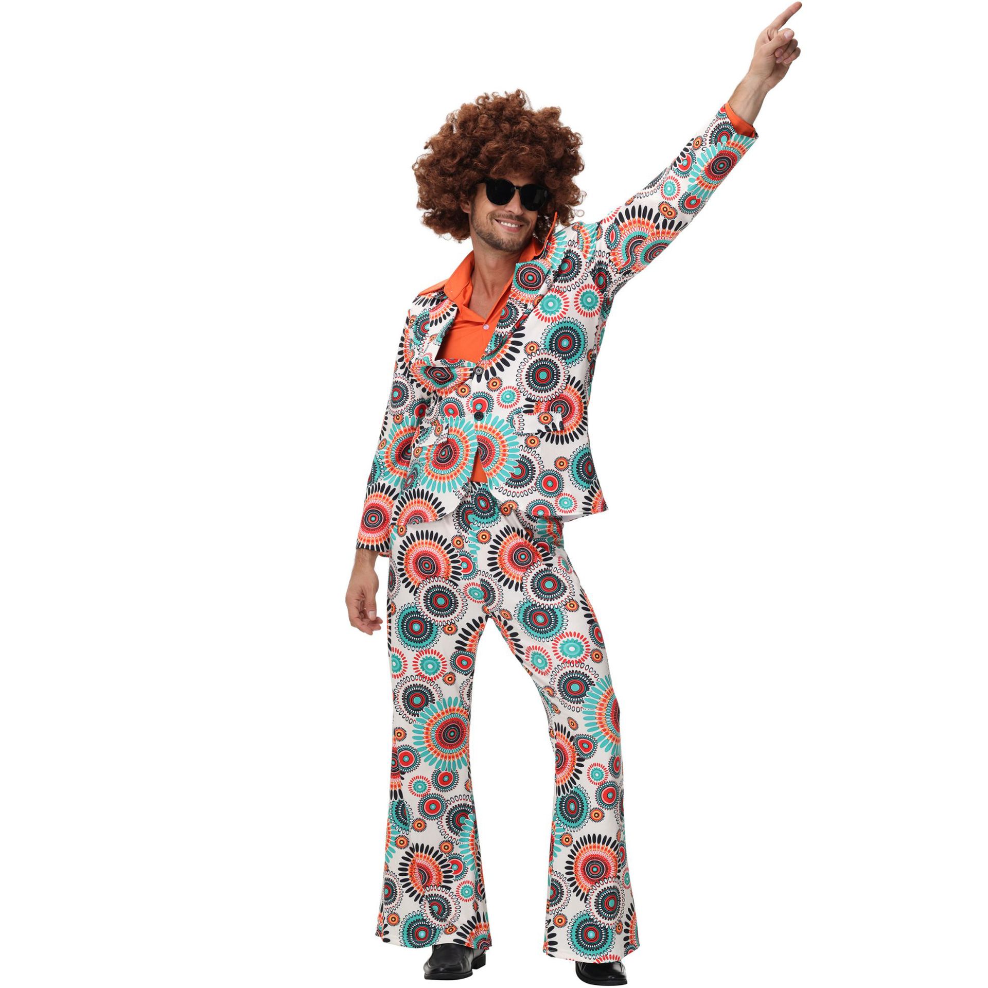 60年代 70年代 ヒッピーコスチューム 女性用 男性用 7 - Women'S Fashion From The 70S のレビューと価格