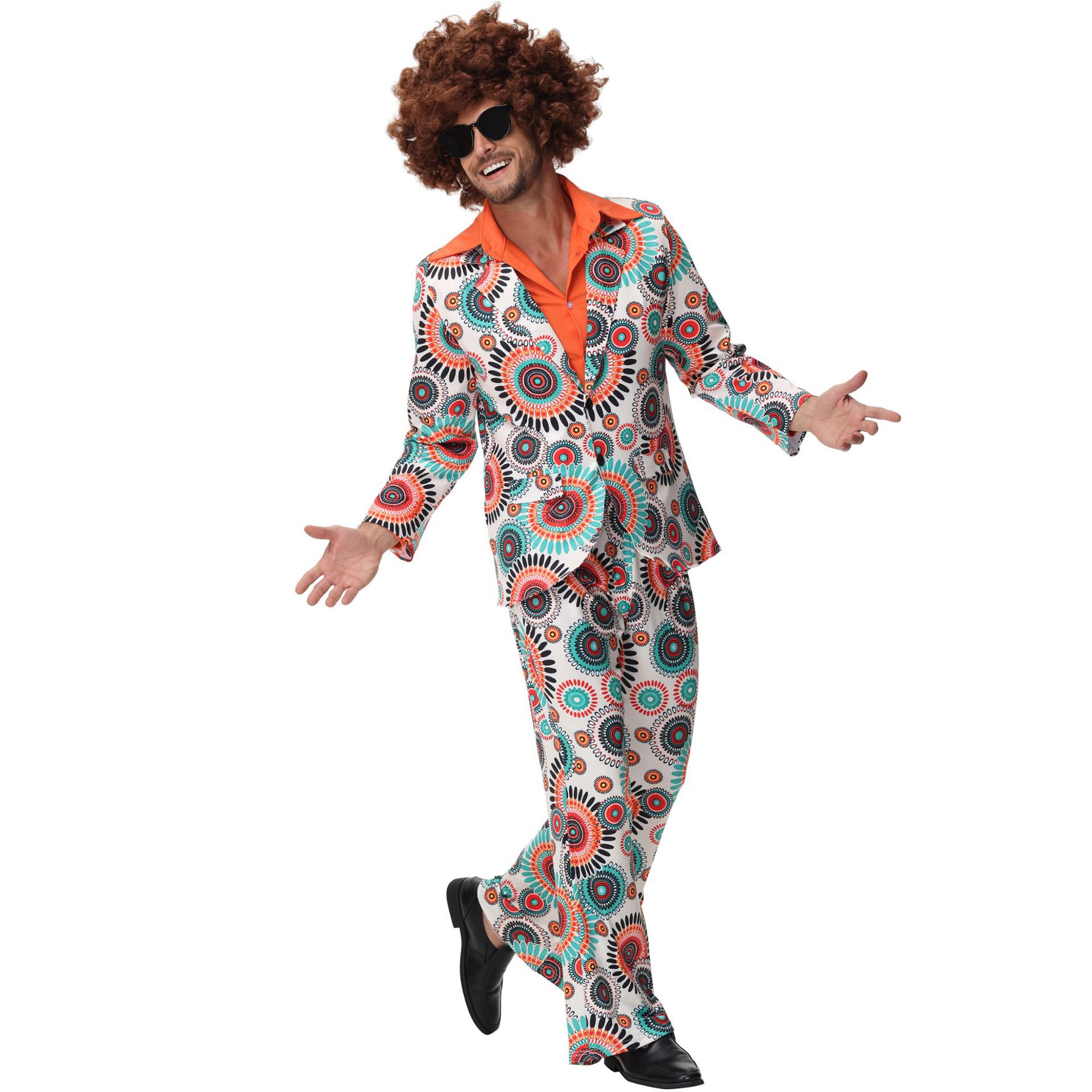60年代 70年代 ヒッピーコスチューム 女性用 男性用 7 - Women'S Fashion From The 70S のレビューと価格