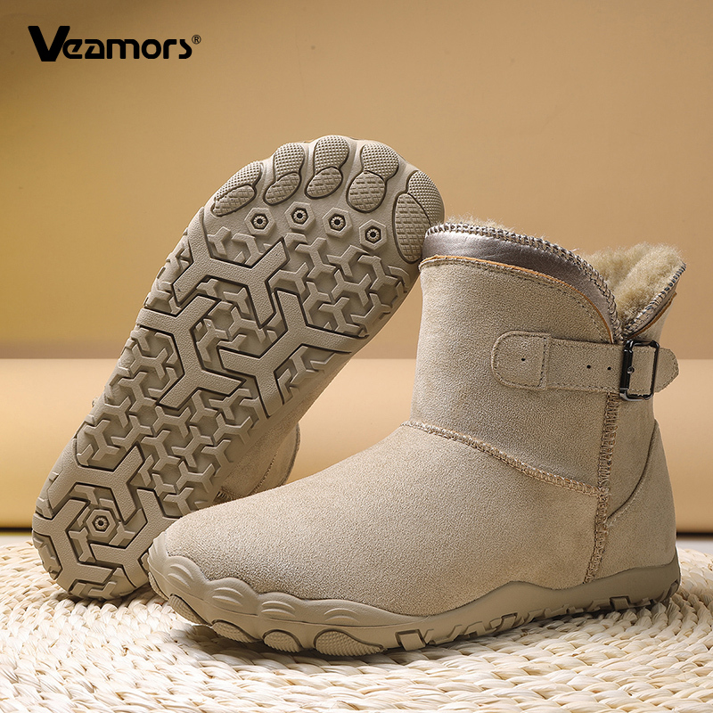 豪華な暖かい女性用スノーブーツ、滑り止め付き男性用冬用ハイキ - Women'S Fashion Hiking Boots のレビューと価格