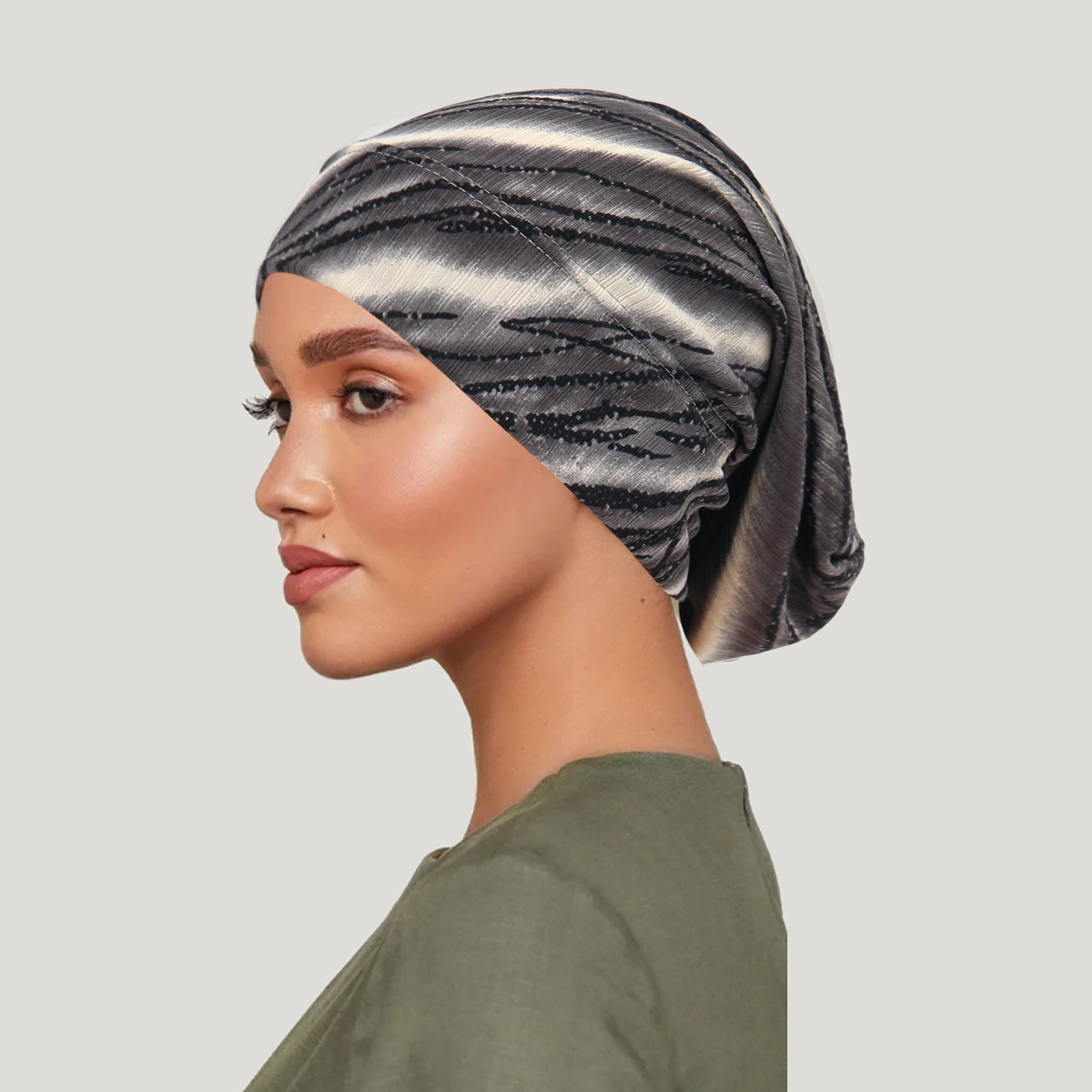 2026年新作 タイダイ染め ヘアカバー キャップ 高級レー - Women Fashion Hats のレビューと価格
