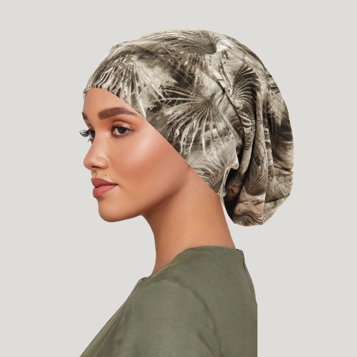 2026年新作 タイダイ染め ヘアカバー キャップ 高級レー - Women Fashion Hats のレビューと価格