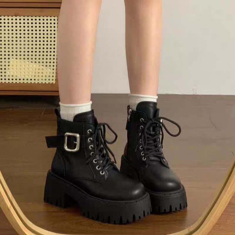 ファッション女性用アンクルブーツ 2025 秋冬新作 厚底身 - Women Fashion Trend 2025 のレビューと価格