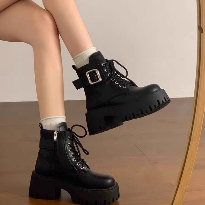 ファッション女性用アンクルブーツ 2025 秋冬新作 厚底身 - Women Fashion Trend 2025 のレビューと価格