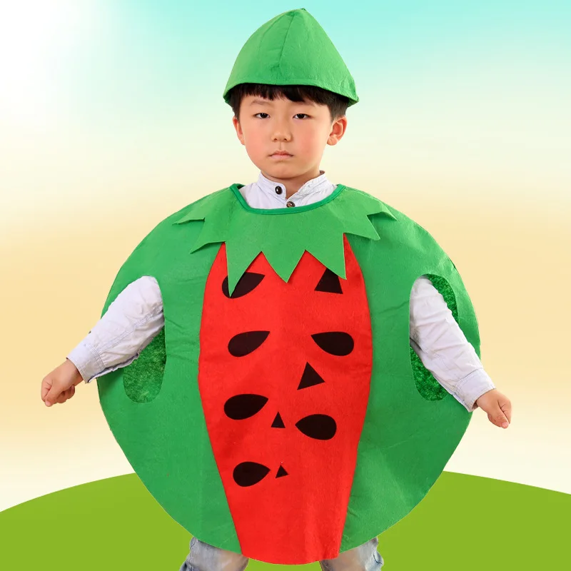 クリスマス子供用果物と野菜のモデリングコスチューム幼稚園フル - Women'S Fashion Show のレビューと価格