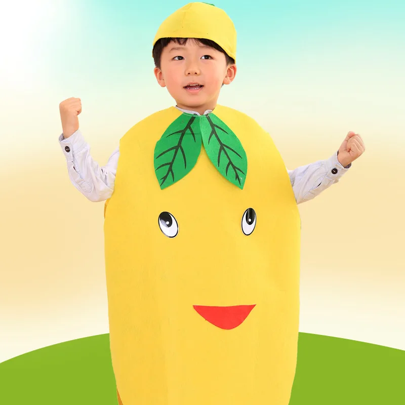 クリスマス子供用果物と野菜のモデリングコスチューム幼稚園フル - Women'S Fashion Show のレビューと価格