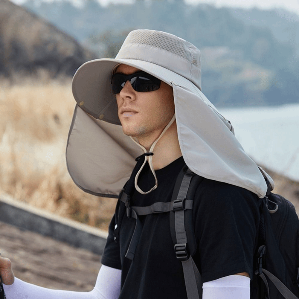 ファッション布男性用サンハット大きなつば取り外し可能なショー - Women Fashion Hats のレビューと価格
