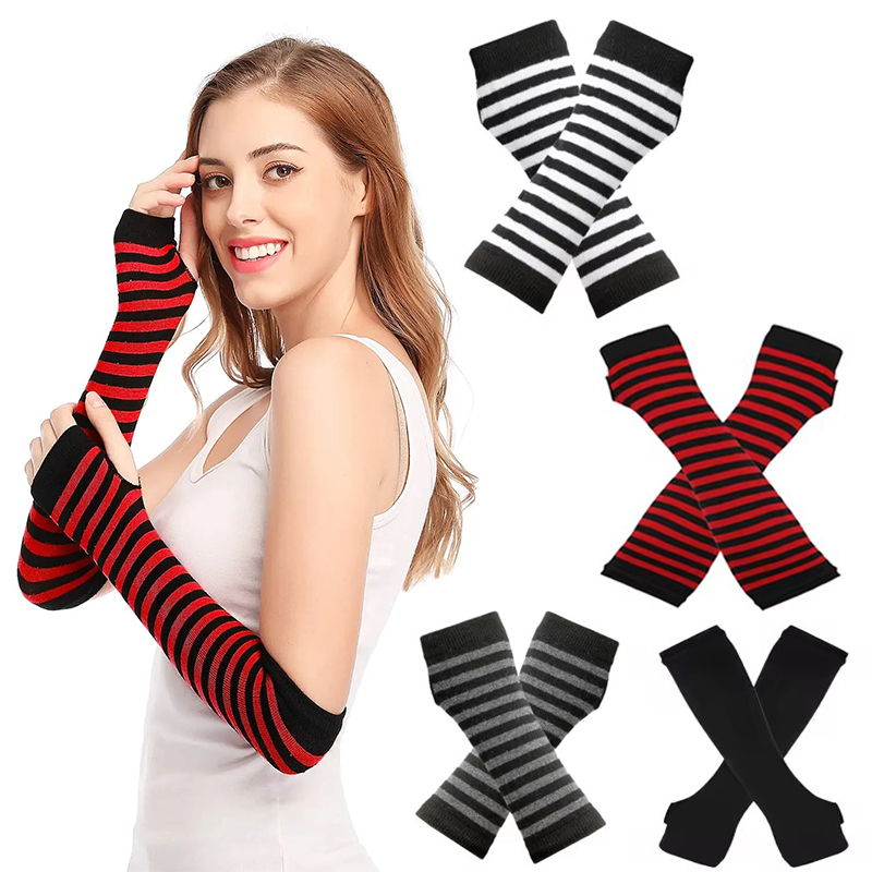 Y2K 女性パーティー日常着用ロングアームグローブ肘丈ニット - Women'S Fashion Gloves のレビューと価格