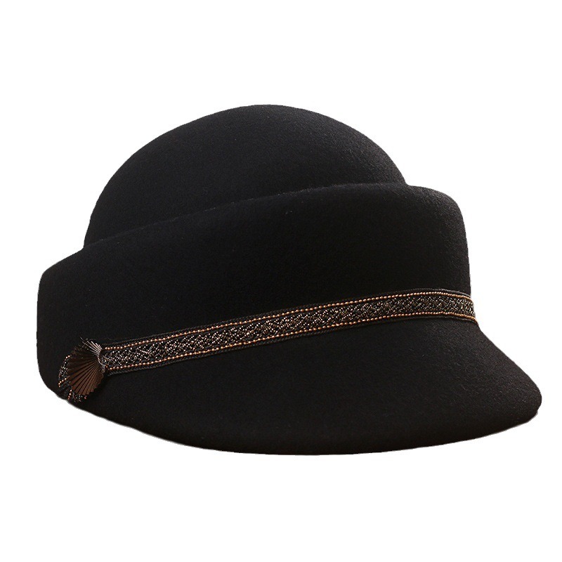ファッション女性男性セーラーブラックレディースベレー帽トップ - Women Fashion Hats のレビューと価格