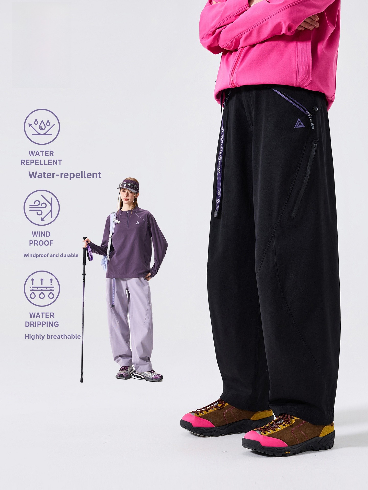 レイジーデイ 軽量防水アウトドアハイキングパンツ ストレート - Women'S Fashion Utility Pants のレビューと価格