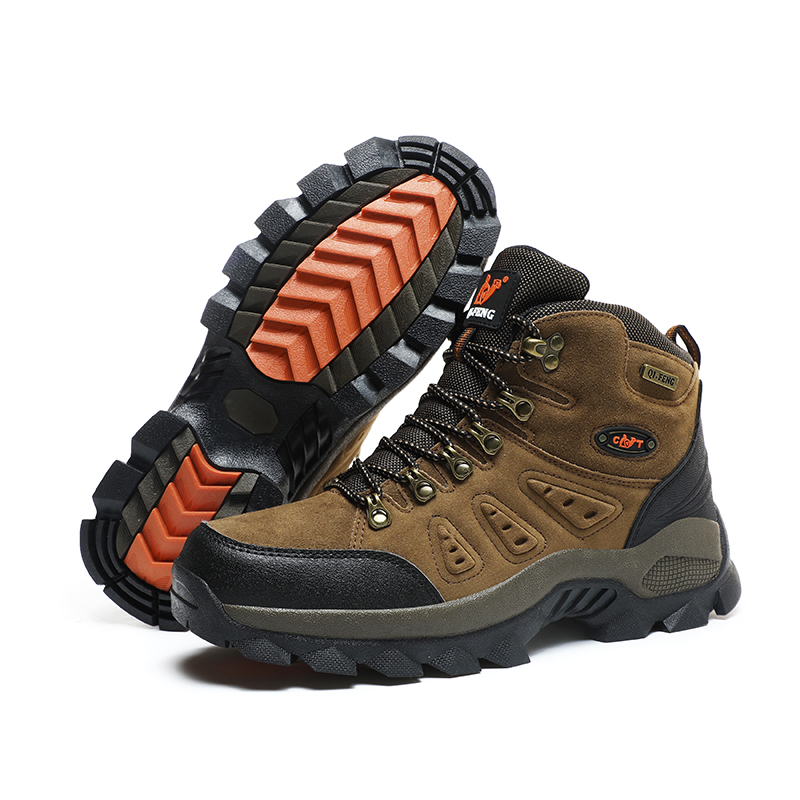 男性と女性のための暖かい革の足首のブーツ,滑り止めのクライミ - Women'S Fashion Hiking Boots のレビューと価格