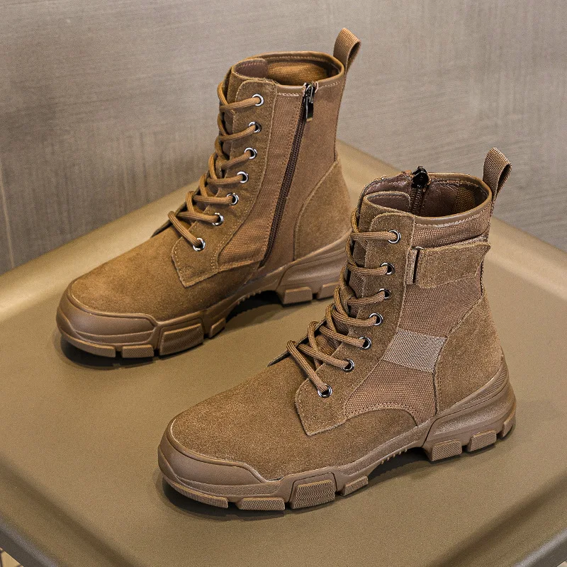 レザーファッションレディースブーツ、冬用レディーススポーツシ - Women'S Fashion Hiking Boots のレビューと価格