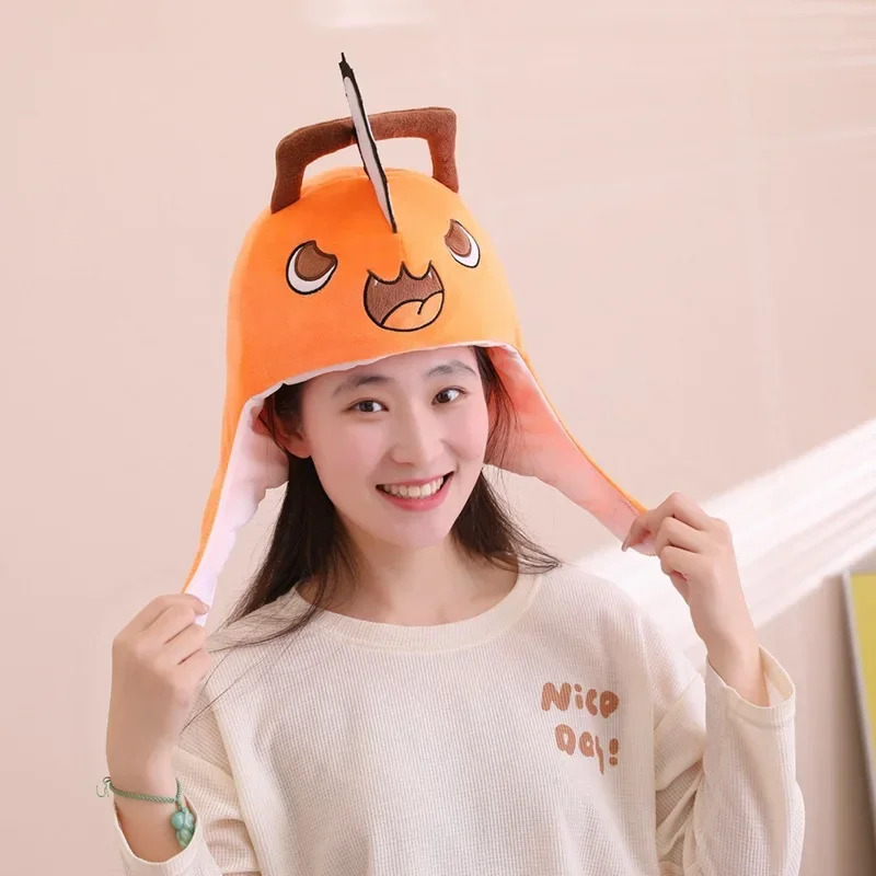 アニメチェーンソーマンポチタコスプレぬいぐるみヘッドギアキャ - Women Fashion Hats のレビューと価格
