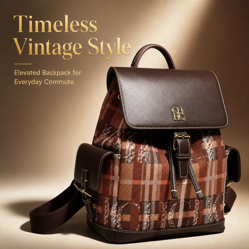 CHHC ファッションカラーブロックバックパックデート多用途 - Women Fashion Style のレビューと価格
