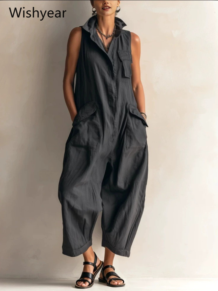 レディースファッションユーティリティジャンプスーツ ネイビー - Women'S Fashion Utility Pants のレビューと価格