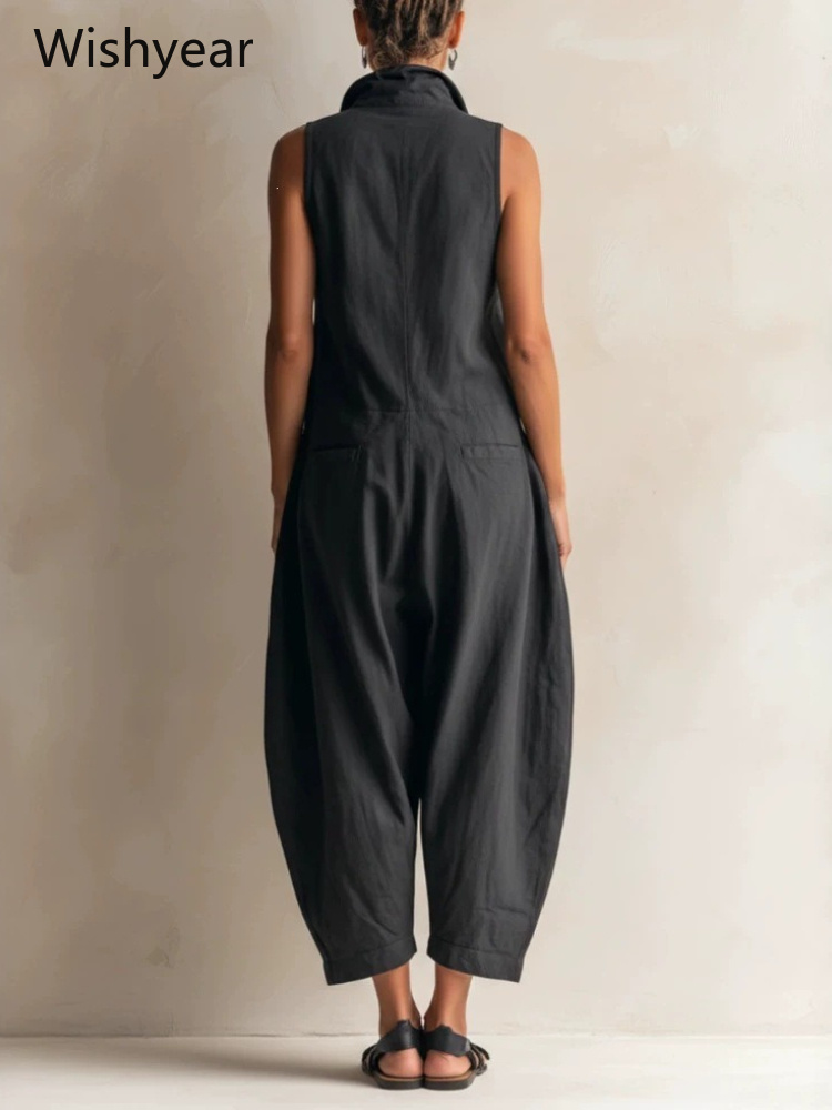レディースファッションユーティリティジャンプスーツ ネイビー - Women'S Fashion Utility Pants のレビューと価格